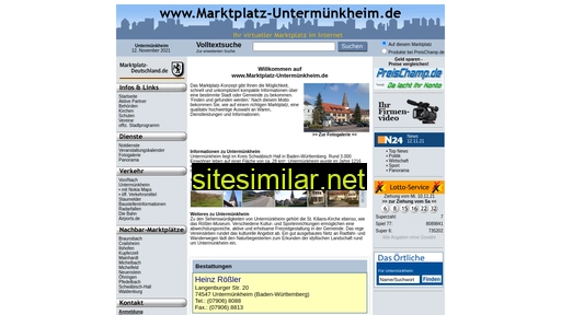 marktplatz-untermünkheim.de alternative sites