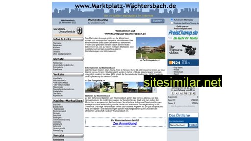 Marktplatz-wächtersbach similar sites
