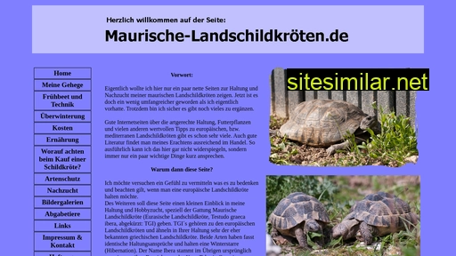 maurische-landschildkröten.de alternative sites