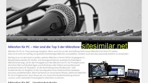mikrofonfürpc.de alternative sites