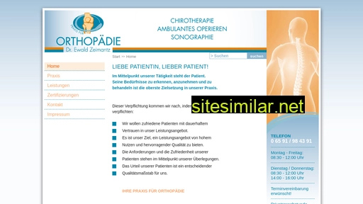 orthopädie-zeimantz.de alternative sites