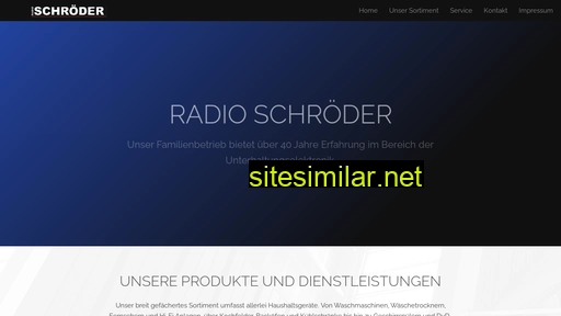radio-schröder.de alternative sites