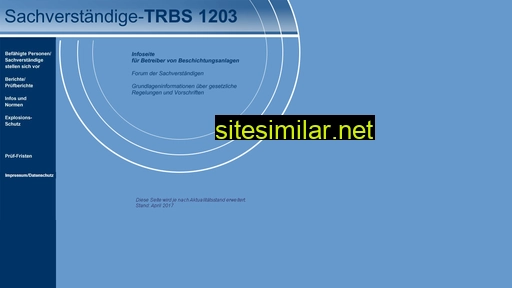 sachverständige-trbs1203.de alternative sites