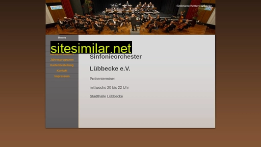 Sinfonieorchester-lübbecke similar sites