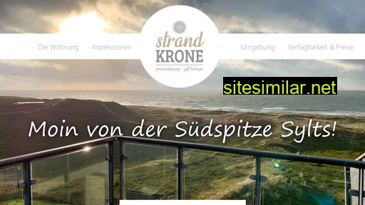 strandkrone-hörnum.de alternative sites