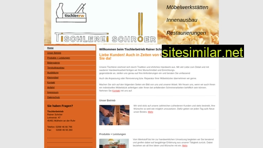 tischlerei-schröer.de alternative sites