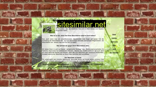 waschbärenschutz.de alternative sites