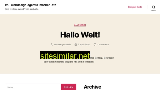 Webdesign-agentur-münchen similar sites