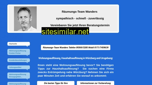 wohnungsauflösung-würzburg.de alternative sites