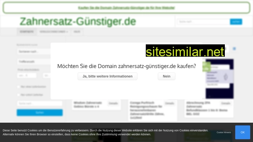 zahnersatz-günstiger.de alternative sites