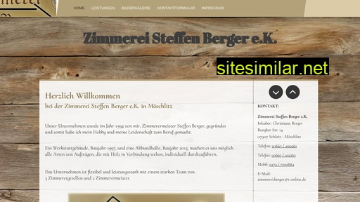 zimmerei-berger-möschlitz.de alternative sites