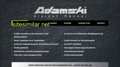 adamski-kleidet-männer.de alternative sites