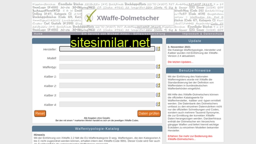 Xwaffe-dolmetscher similar sites