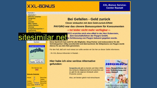 xxl-bonus.de alternative sites