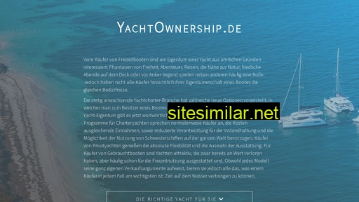 yachtownership.de alternative sites