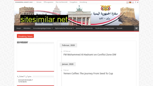 yemenembassy.de alternative sites