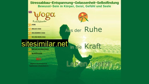 Yoga-ruth-fabianke similar sites