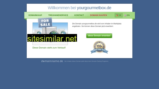 yourgourmetbox.de alternative sites