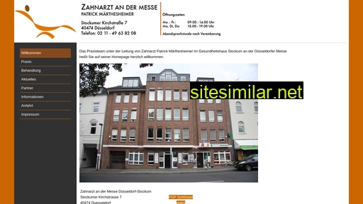 zahnarzt-an-der-messe.de alternative sites