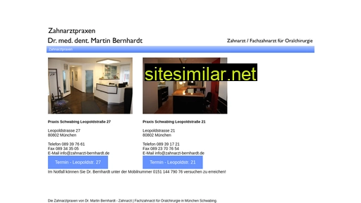 zahnarzt-bernhardt.de alternative sites