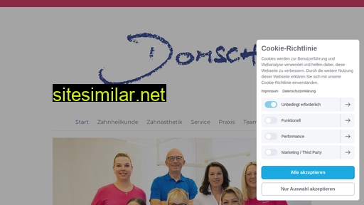 zahnarzt-domsch-ehingen.de alternative sites