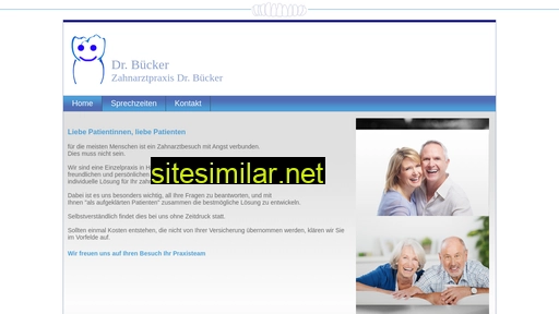 zahnarzt-dr-buecker.de alternative sites