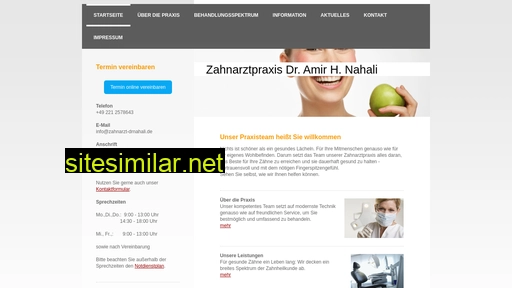 zahnarzt-drnahali.de alternative sites