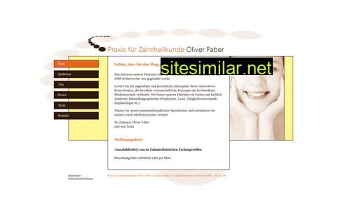 zahnarzt-faber.de alternative sites
