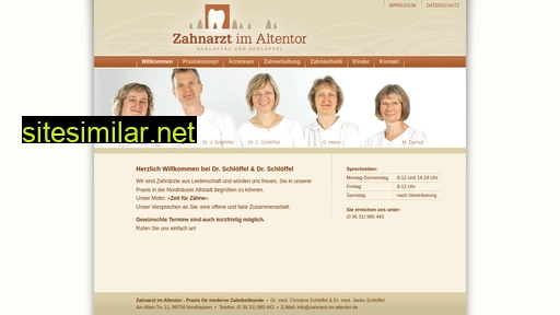 zahnarzt-im-altentor.de alternative sites