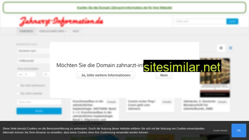 zahnarzt-information.de alternative sites