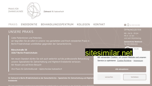 zahnarzt-isakowitsch.de alternative sites