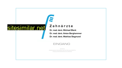 zahnarzt-pentling.de alternative sites