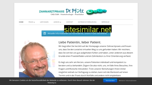zahnarzt-pfuetz.de alternative sites