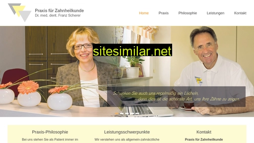 zahnarzt-scherer-trudering.de alternative sites