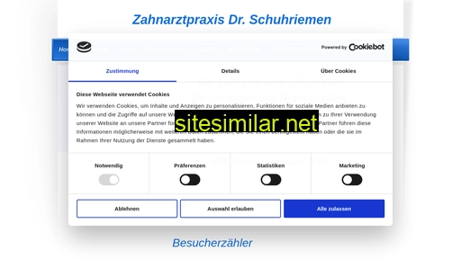zahnarzt-schuhriemen.de alternative sites
