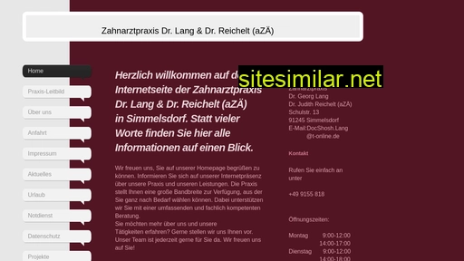 zahnarzt-simmelsdorf.de alternative sites
