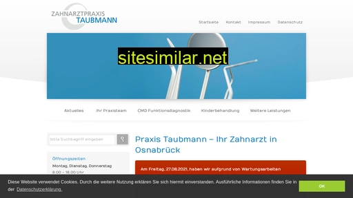 zahnarzt-taubmann.de alternative sites