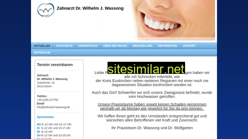 zahnarzt-wassong.de alternative sites