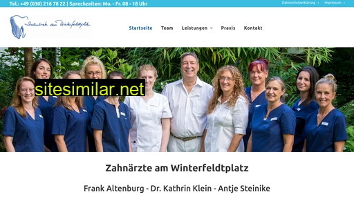 zahnarzt-winterfeldtplatz.de alternative sites