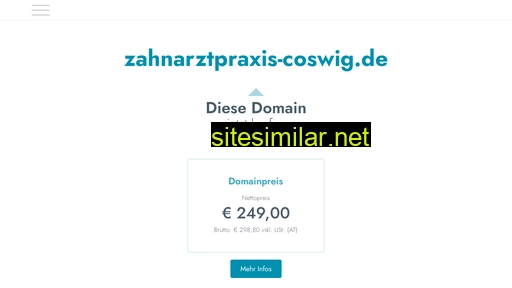 zahnarztpraxis-coswig.de alternative sites
