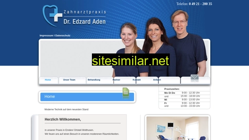 zahnarztpraxis-dr-aden.de alternative sites