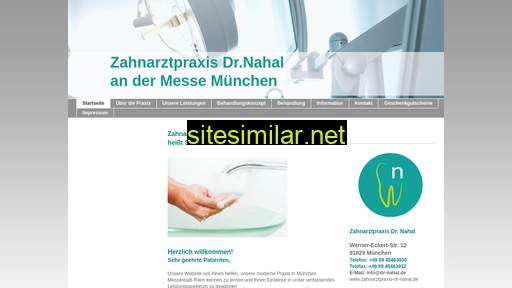 zahnarztpraxis-dr-nahal.de alternative sites