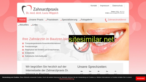 zahnarztpraxis-drwippich.de alternative sites