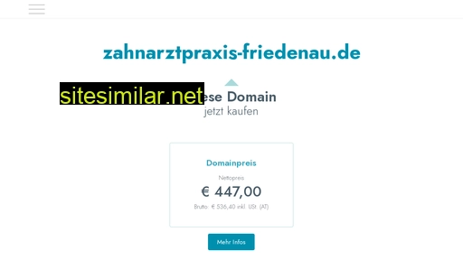 zahnarztpraxis-friedenau.de alternative sites