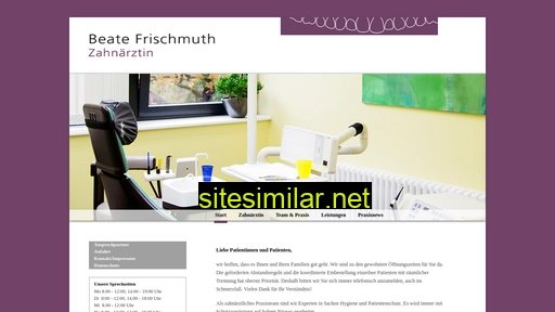 zahnarztpraxis-frischmuth.de alternative sites