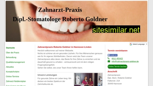 Zahnarztpraxis-goldner similar sites