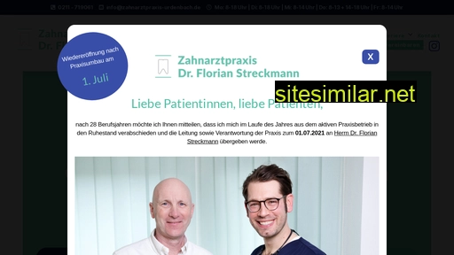 zahnarztpraxis-urdenbach.de alternative sites