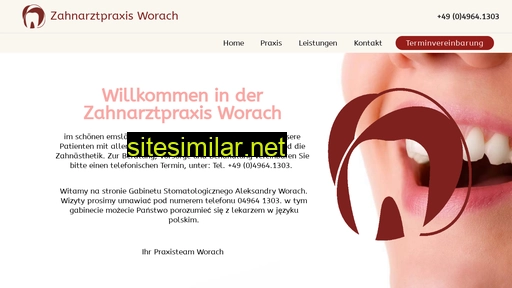 zahnarztpraxis-worach.de alternative sites