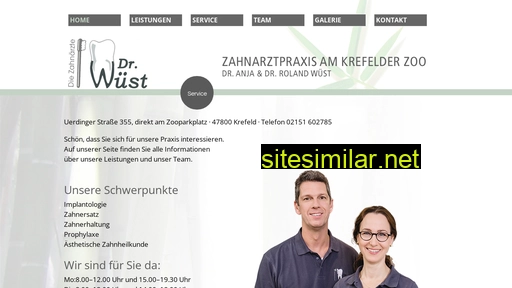 zahnarztpraxis-wuest.de alternative sites