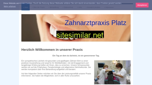 zahnarztpraxisplatz.de alternative sites